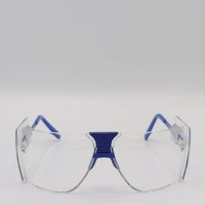 Gargoyle Classics Clear Lenses Blue Trim Iconic Vintage Glasses